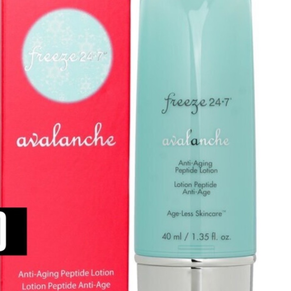 Freeze 24-7 Avalanche Anti-Aging Peptide Lotion - Silver and Teal